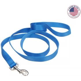 Coastal Pet Single-Ply Nylon Dog Leash Blue Lagoon - 4 feet x 5/8"W