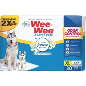 Four Paws Wee Wee Odor Control Pads with Febreze Freshness X-Large (Option 1: 30 count)