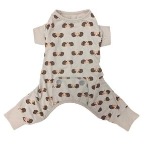 Fashion Pet Hedgehog Dog Pajamas Gray (Option 1: Small)