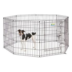 MidWest Contour Wire Exercise Pen with Door for Dogs and Pets (Option 2: 1 count, Option 1: 30" tall)