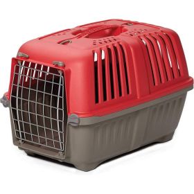 MidWest Spree Pet Carrier Red Plastic Dog Carrier (Option 2: 1 count, Option 1: X-Small)