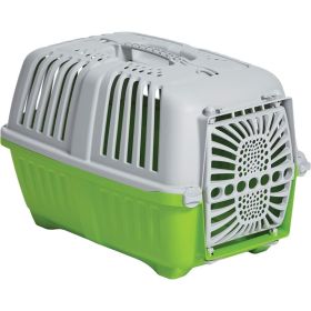 MidWest Spree Plastic Door Travel Carrier Green Pet Kennel (Option 2: 1 count, Option 1: X-Small)