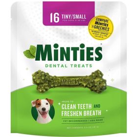 Sergeants Minties Dental Treats for Dogs Tiny Small (Option 1: 16 count)