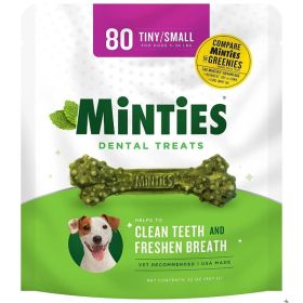 Sergeants Minties Dental Treats for Dogs Tiny Small (Option 1: 80 count)