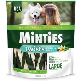 Sergeants Minties Twists Dental Treats Large (Option 1: 12 oz)