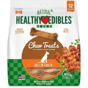 Nylabone Healthy Edibles Wholesome Dog Chews (Option 2: Wolf (12 Pack), Option 1: Bacon Flavor)