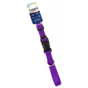 Tuff Collar Nylon Adjustable Collar (Option 2: 10"-14" Long x 5/8" Wide, Option 1: Purple)