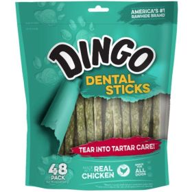 Dingo Dental Sticks for Tartar Control (Option 1: 48 Pack)