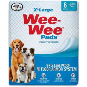 Four Paws X-Large Wee Wee Pads 28" x 34" (Option 1: 6 count)