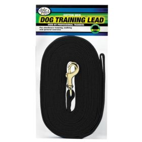 Four Paws Cotton Web Dog Training Lead (Option 2: 15" Long x 5/8" Wide, Option 1: Black)