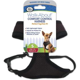 Four Paws Comfort Control Harness (Option 2: Small, Option 1: Black)