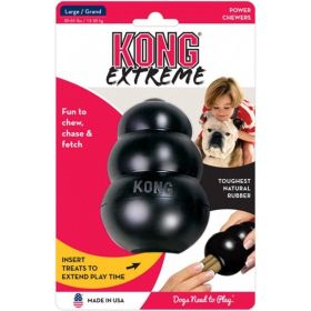 KONG Extreme KONG Dog Toy (Option 2: Large, Option 1: Black)