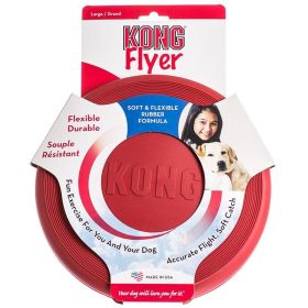 KONG Flyer Dog Disc (Option 2: 9" Diameter, Option 1: Regular)