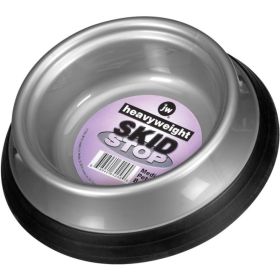 JW Pet Heavyweight Skid Stop Bowl (Option 2: 8" Wide x 2" High, Option 1: Medium)