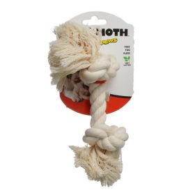 Flossy Chews Rope Bone (Option 2: Small (9" Long), Option 1: White)