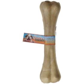 Loving Pets Nature's Choice 100% Natural Rawhide Pressed Bones (Option 1: 10" Long (1 Bone))