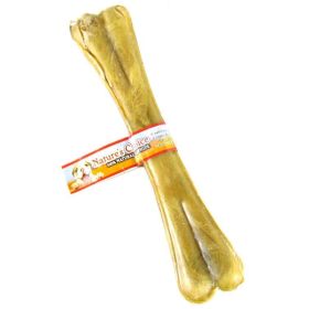 Loving Pets Nature's Choice 100% Natural Rawhide Pressed Bones (Option 1: 12" Long (1 Bone))