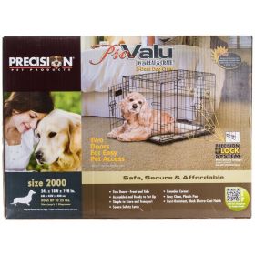 Precision Pet Pro Value by Great Crate (Option 2: Black, Option 1: 2 Door Crate)