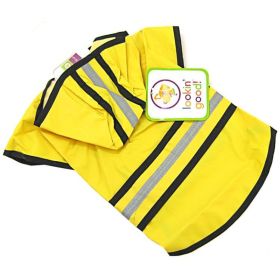 Fashion Pet Rainy Day Dog Slicker (Option 2: Small (10"-14" From Neck to Tail), Option 1: Yellow)