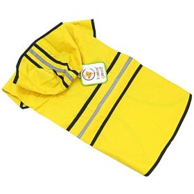 Fashion Pet Rainy Day Dog Slicker (Option 2: Large (19"-24" From Neck to Tail), Option 1: Yellow)