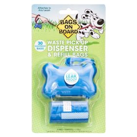 Bags on Board Bone Shaped Pick up Bag Dispenser (Option 2: 1 count, Option 1: Blue)