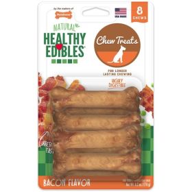 Nylabone Healthy Edibles Wholesome Dog Chews (Option 2: Petite (8 Pack), Option 1: Bacon Flavor)