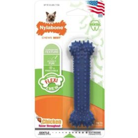 Nylabone Dental Chew Bone (Option 2: Petite (1 Pack), Option 1: Chicken Flavor)