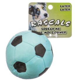 Rascals Latex Soccer Ball for Dogs (Option 2: 3" Diameter, Option 1: Blue)