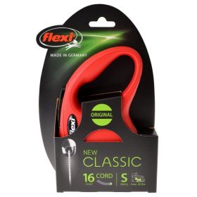 Flexi New Classic Retractable Cord Leash (Option 2: Small, Option 1: Red)