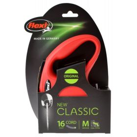 Flexi New Classic Retractable Cord Leash (Option 2: Medium, Option 1: Red)