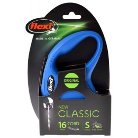 Flexi New Classic Retractable Cord Leash (Option 2: Small, Option 1: Blue)