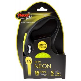 Flexi New Neon Retractable Tape Leash (Option 2: 16' Tape (Pets up to 33 lbs), Option 1: Small)