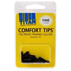 Titan Comfort Tips for Prong Training Collars (Option 2: 20 Count, Option 1: Fine (2.0 mm))