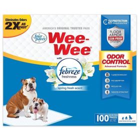 Four Paws Wee-Wee Pads (Option 2: 100 count, Option 1: Febreze Freshness)